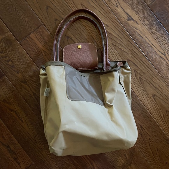 longchamp green le pliage tote , green - Picture 3 of 5